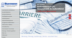 Desktop Screenshot of burmann.de